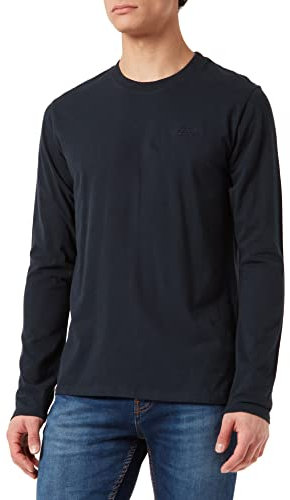 Superdry Men's Vintage Logo Emblem LS top Shirt, Eclipse Navy, S