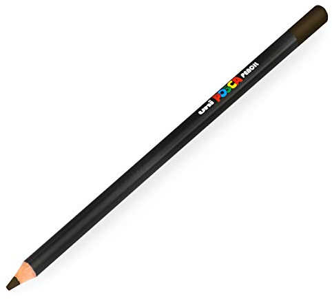 Uni Posca Farbstift – Professioneller Öl- und Wachsfarbstift – KPE-200 – Dunkelbraun (22) – 1 Stück