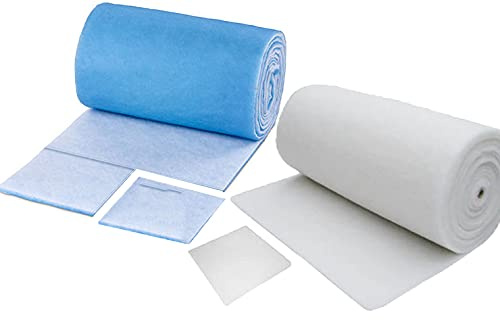 G3 Filtermatte - Luftfiltermatte 1m² für Lüftungsanlagen - Filterrolle aus Polyester - 17-20mm stark - hitzebeständig bis 120°C - DIN 53438 zertifiziert (G3 1x1 m (1m²))