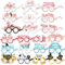 DPKOW 21pcs Divertenti Matrimonio Occhiali Photo Booth Accessori, Addio al Nubilato Occhiali di Carta per Nozze Matrimonio Gadget Bomboniere, Just Married, Mr & Mrs, Team Sposa Sposo, Ancora Single