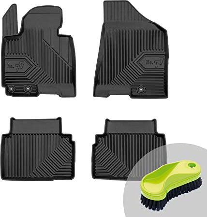 FROGUM No.77 Gummimatten Ganzjahresset von Auto Fußmatten Autofussmatten für Kia Sportage III 2010-2015 | Langlebiges TPE Material
