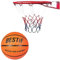 BESTIF Basketballkorb Basketball Set für Kinder | großer Korb 45cm | Ball Gr. 5 | Hoop zum Aufhängen Ring (BPK01)