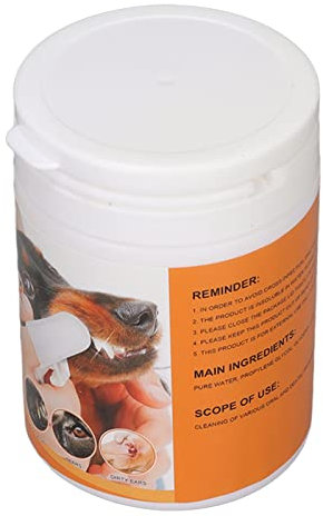 Pasamer Pet Dental Care Wipes, Gentle Irritant Free Dog Teeth Cleaning Wipes For Cat For Puppy For Ear For Gums