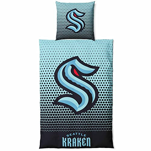 Great Branding Seattle Kraken Dots NHL Bettwäsche-Set