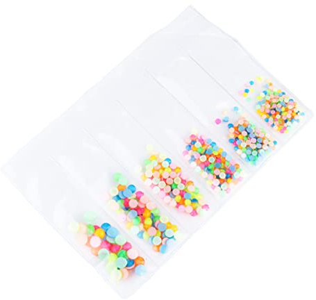minkissy 1 Box 850pcs Nail Glow in The Dark Stickers Nail Art Stickers Decals Fluorescent Rhinestones Rhinestone Nail Art Fluorescent Crystals Nail Charms for Acrylic Nails Japanese Gem 3d