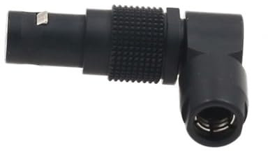 HangTon Schwarz 0B FSG 6 Pin 90 Grad Stecker Rotiert Einstellbar Rechtwinkel Stecker Circular Push Pull Kabel Stecker Kompatibel für Lemo
