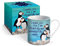Christian Mug with Gift Box, Fearfully & Wonderfully Made (Puffins), with Bible Verse Psalm 139:14. Bible Verse Mug Makes Perfect Christian Gifts for Women & Men, by Just Cards Direct