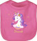 Baby Lätzchen - Einhorn Geschenk Einhörner I Unicorn - Unisize - Pink - personalisierte mädchen unicorns with latz einhörnern turnsackerl lã¤tzchen personalisierter einschulung name