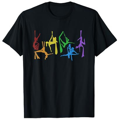 Aerial Silk LGBT Rainbow Gymnastik Aerial Yoga Aerial Silks T-Shirt