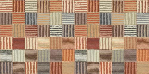 TAPPETIK Tappeto, Passatoia in Stampa Digitale Alta qualità, Ampia Gamma di Colori e Disegni (Serie DIGIT) VARIE MISURE (Geometrico C 40, 52 x 90 cm)