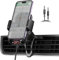 magift 54W Bluetooth 5.3 FM Transmitter Autoadapter mit Lüftungshalterung, HiFi Deep Bass Sound, Freisprechen, 36W PD & QC 3.0 18W - Perfekt für horizontale und vertikale Lüftung