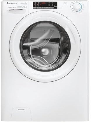 Candy Smart Pro Inverter CO4474TWM6/1-S Waschmaschine Frontlader, 7 kg, Klasse A-10%, 1400 Umdrehungen, Quick & Clean, App hon, Motor Speed Dive Inverter, 16 Programme, HxBxT 85 x 60 x 45,4 cm, Weiß