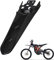 Sur Ron verlängerter Heckkotflügel, Motorrad-Hinterradschutzblech, ABS-Kunststoff, für Surron Light Bee X/S Elektro-Dirt-Bike, Kohlefaser-Muster
