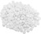 ARSUK 80 Pcs White Pebbles - Glass Pebbles for Decoration in Fish Tanks, Aquariums, Vases, Plant Pots, Gardens, and Home Decor - Fish Tank Gravel, Stones, Beads, Nuggets, and Crystal Gemstones