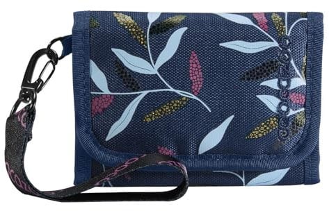 coocazoo Geldbörse „Boho Glam”, blau, Portemonnaie mit Sichtfenster innen & außen, Münzfach & Kartenfächern, Klettverschluss, ab der 3. Klasse