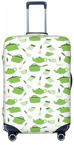 ERTYBD Housse de bagage à sushis kawaii, housse de valise lavable, housse de bagage tendance, anti-rayures, Ustensiles de cuisine casseroles, XL