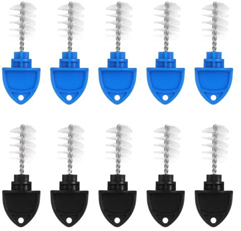 10 Pack Beer Tap Plug,Draft Beer Tap Plugs Taps Cap Beers Taps Cleaning Brush Beers Faucet Cover Kegerator Cleaning Kit for Most Standard Kegerator Home Party Restaurant Bar