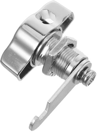 Gatuida Schlüsselloses Schloss Aus Zinklegierung Für Schränke Und Briefkästen Robustes Nockenschloss Kleiner Riegelschloss Mit Haken Für Büros Und Zuhause