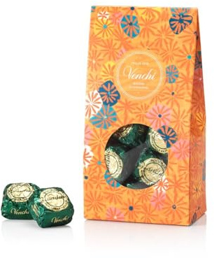Venchi - Estuche Regalo Murrine con Bombones Chocoviar Gianduia, con Chocolate Negro, Avellana Piamonte, 297 g, Sin Gluten, Sin Colorantes, Sin Conservantes, Idea de Regalo