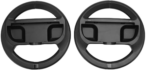 WOHPNLE 2 PCS Racing Wheel, Abs Ergonomic Design Car Sim Steering Wheel, Precise Control Comfortable Grip Shockproof Console Controller Racing Wheel