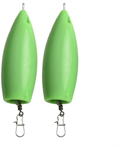 Besttoolifes Karpfenangeln, Controller-Posen für Forellen, Langstreckenwerfe, Polypropylen-Bobber für genaue Köderplatzierung, Top-Schwimmer, Werfer, 2 Stück für Design Karpfen und Set (75 g)