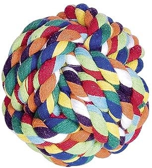 Nobby Rope Toy, Ball, bunt Ø 10,0 cm, 280 g, 1 Stück