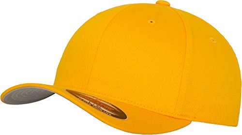 Flexfit Unisex 6277-Flexfit Wooly Combed Flexfit Wooly Combed, gold, XS/S