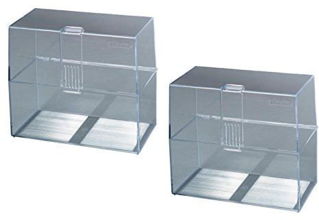 2x Karteikasten / Lernbox / DIN A6 / transparent