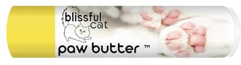 The Blissful Cat Paw Butter, Moisturizer for Dry Paw Pads, Softens and Protects Rough Feet, Versatile, Lick-Safe Balm, 0.15 oz.