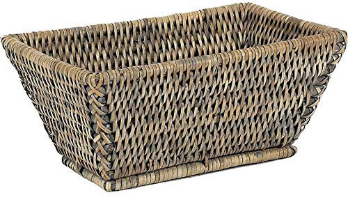 Cestino Portapane in rattan anticato