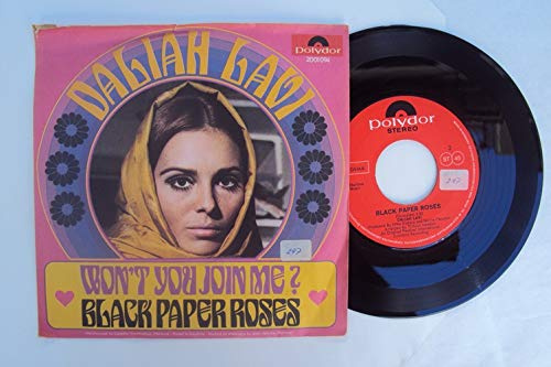Wont you join me? - Black Paper Roses - 7 Inch Single. Daliah Lavi. Stereo