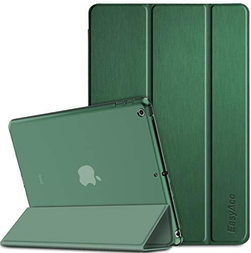 EasyAcc Hülle Kompatibel mit iPad 9.7 2018/ iPad 6 Generation/iPad 2017/ iPad 5 Generation, Ultra Dünn Transluzent Matt Rückseite Abdeckung, Grün