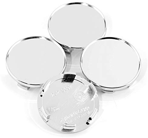 RhinoTuning 4 Stück Radnabenkappen für Nissan Infiniti Nabendeckel OD 54 mm ID 49,5 mm, Chrom Radnabenabdeckung Geeignet für Rogue Altima Leaf Maxima Murano M56 Prius Rad, 40342-AU511 Felgendeckel