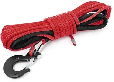 Rough Country RS161 Seilwinde, synthetisch, UTV/ATV, 3,2 kg, Rot, 15 m
