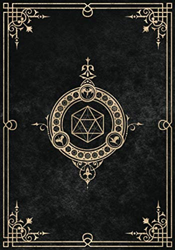 Character Journal: Five Detailed 5e Character Sheets, Lined And Graph Pages For Note-Taking, Spell Sheets And More (Graphite Black)