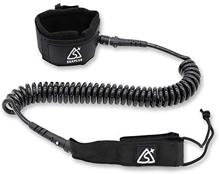 Leashes de Surf, Correa de Paddle Surf Hinchable, 9ft *7mm, Negro, SCL-97