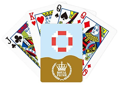 Summer Sail Life Pixel Royal Flush Poker Kartenspiel