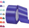 POPOYU Satinband Lila Blau 40mm, 23 Meters Dekoration Geschenkband Fein Schleifenband, Stoffband für Luftballons, Hochzeit, Taufe und Geburtstag Geschenke Der Valentinstag Verpackung von Geschenken