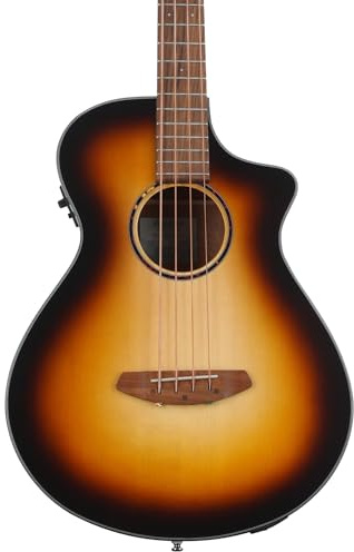 Breedlove ECO Discovery S Concert CE Acoustic-Electric Bass Guitar - Edgeburst European Spruce/African Mahogany