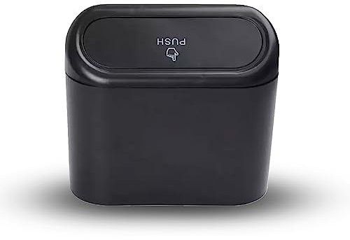 Worldfront Motors - Black Car Bin Press-Top Spring Opening Hook for Door Attachment Compact & Convenient for On-The-Go Tidy Travels