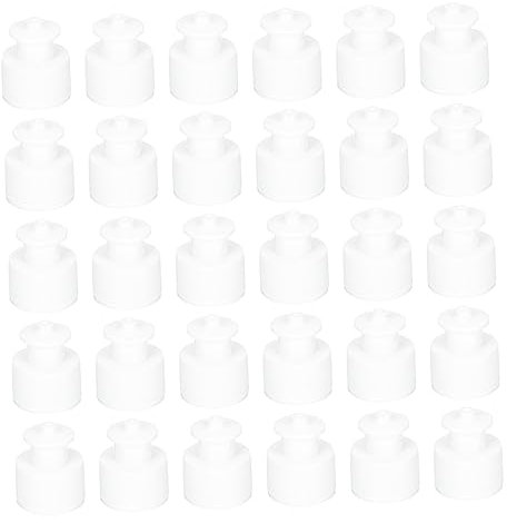 BESPORTBLE 120 Stk Sport Flaschenverschluss Verdrehte Sodaflaschen Soda-flaschenverschlüsse Ersatzkappen Für Wasserflaschen Sportflaschenverschlüsse Kleinkind Weiß Mineralwasser Saft Flasche