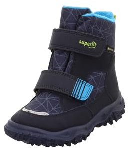 Superfit Jungen HUSKY warm gefütterte Gore-Tex Schneestiefel, BLAU/TÜRKIS 8010, 42 EU