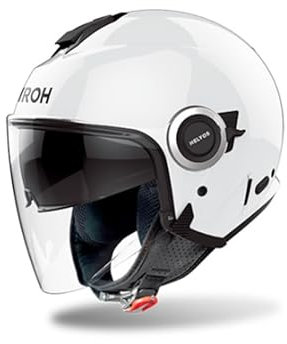 AIROH Casque jet Helyos couleur blanc glossy L