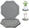 Lot de 2 soucoupes pour plantes, 20,3 cm, en terre de diatomée pour une utilisation en intérieur et en extérieur, plateaux de plantes super absorbants pour pots, pierre, plateau à séchage rapide,