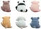 6pcs Computer Monitor Decoration Resin Animal Monitor Figurine Cute Animal Collectible Figurines Car Central Control Screen Decor
