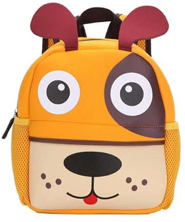 JLHSDMZ Schulranzen, niedliches Tier, Kleinkind, Schultasche, Cartoon-Rucksack, Kindergarten, Schultasche, Mädchen, Jungen, Schultasche, hund, A