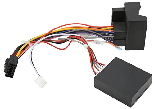 Zohisin Mazo de cables ISO de 16 pines, adaptador de radio estéreo, mazo de cables Android para radio de coche ISO, adaptador universal para E53 X5 2001-2005