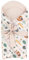 TupTam Unisex Baby Einschlagdecke mit Schleife, Farbe: Wald/Beige, Größe: 70 x 70 cm