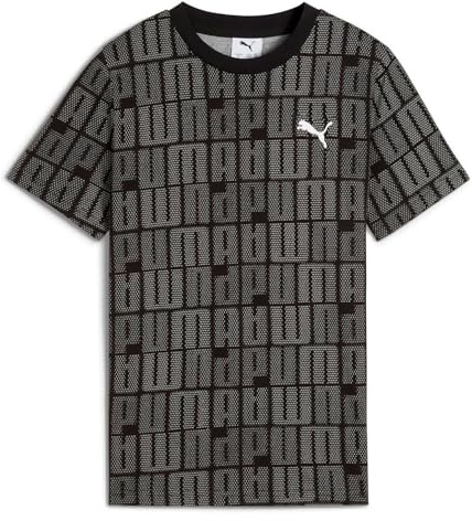 PUMA Jungen ESS Logo Lab AOP Tee B Hemd