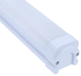 as – Schwabe Feuchtraumleuchte 24W, 2700 Lumen - IP65 robust und wasserdicht - 4000K Neutralweiß - Deckenleuchte inklusive Anschlusskabel 20 cm H05RN-F 2x1,0 - Wannenleuchte, 46870